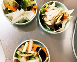 コク旨オイスター炒味豚こま大根青椒肉絲風作り方11写真
