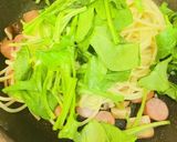 タケにく葉っぱの和風パスタ作り方7写真