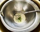 抹茶クリームとこし餡の和風ケーキ（息子作作り方4写真