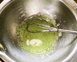 抹茶クリームとこし餡の和風ケーキ（息子作作り方5写真