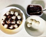 抹茶クリームとこし餡の和風ケーキ（息子作作り方14写真