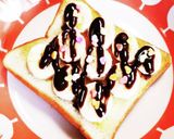 食パンでチョコバナナ作り方8写真