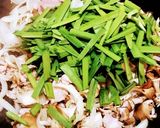 簡単！ニラと舞茸と豚肉の和風卵炒め作り方9写真