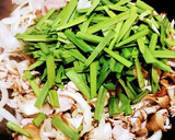 簡単！ニラと舞茸と豚肉の和風卵炒め作り方9写真
