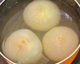 新玉ねぎの丸ごと煮・白味噌仕立て作り方2写真