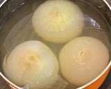 新玉ねぎの丸ごと煮・白味噌仕立て作り方2写真