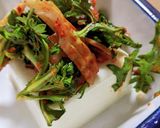 ビールに合う♡春菊とキムチの簡単おつまみ作り方6写真