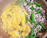 スナップエンドウと豚肉のオイスターソース作り方5写真
