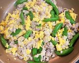 スナップエンドウと豚肉のオイスターソース作り方6写真