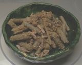 ゴボウと豚肉のゴマ和え…作り方6写真