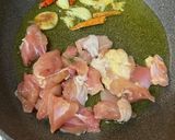 鶏と梅のペペロンチーノ作り方2写真