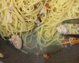 鶏と梅のペペロンチーノ作り方6写真