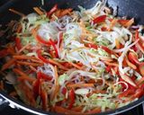 白滝で作る！たっぷり野菜のチャプチェ作り方3写真