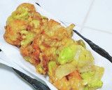 春レシピ♪そら豆と新玉とエビのかき揚げ作り方14写真
