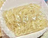 グリーンアスパラとトマトの焼きうどん作り方3写真