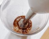 ゼラチン不要！チョコバナナ豆乳プリン作り方2写真