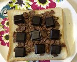 チョコとろ〜りチョコトースト!作り方1写真