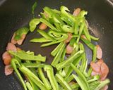 ニラとソーセージ炒め作り方3写真