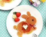 ウサギのパンケーキ♡ふんわり焼くコツ伝授作り方6写真