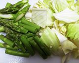 酢味噌で簡単！春野菜の和風サラダ作り方1写真