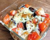鉄板◎ナスとトマトのチーズ焼き◎トロトロ作り方5写真