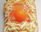 ハムチーズエッグトースト♪作り方3写真