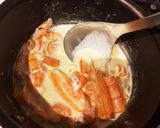 旨味凝縮★海老ときのこのクリームパスタ作り方3写真