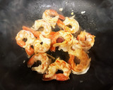旨味凝縮★海老ときのこのクリームパスタ作り方5写真