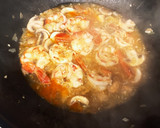 旨味凝縮★海老ときのこのクリームパスタ作り方7写真