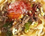 簡単肉うどん作り方4写真