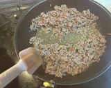 ほうれん草と卵とチーズの焼きキーマカレー作り方5写真