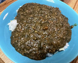 ほうれん草と卵とチーズの焼きキーマカレー作り方12写真