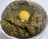 ほうれん草と卵とチーズの焼きキーマカレー作り方15写真