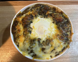 ほうれん草と卵とチーズの焼きキーマカレー作り方17写真