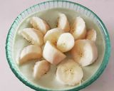 便秘にヨーグルトに乳酸菌入り青汁バナナ!作り方3写真