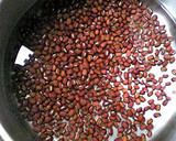 栗と小豆のおこわ～お赤飯風～作り方1写真