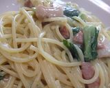 ハムと青梗菜の豆乳カレークリームスパ☆作り方4写真