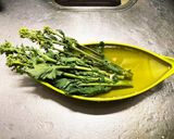 味噌汁リメイク 菜花の味噌ラーメン作り方1写真