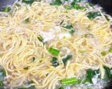 味噌汁リメイク 菜花の味噌ラーメン作り方6写真