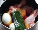手羽元と茹で玉子のほったらかし甘辛煮作り方3写真