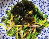 菜の花の彩りナムル作り方5写真
