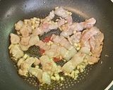 新ジャガイモと豚バラ肉のキムチ炒め作り方5写真