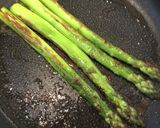 アスパラステーキの半熟卵チーズがけ作り方2写真