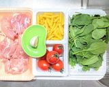 鶏もも肉のカレー炒めトマト合わせパスタ作り方1写真