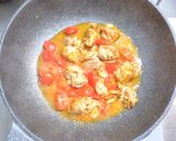 鶏もも肉のカレー炒めトマト合わせパスタ作り方5写真