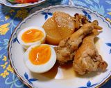 ご飯進む★鶏手羽元と大根の甘辛煮★作り方12写真