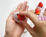 お花見気分♪ 2種類の桜いちご大福作り方11写真