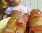 リカちゃん♡うずら卵ベーコン巻きバタ醤油作り方17写真