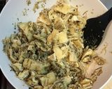 油揚げとアスパラ菜の鱈昆布ふりかけ和え作り方2写真