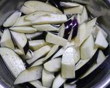 簡単！茄子のガーリック味噌ソテー作り方1写真
